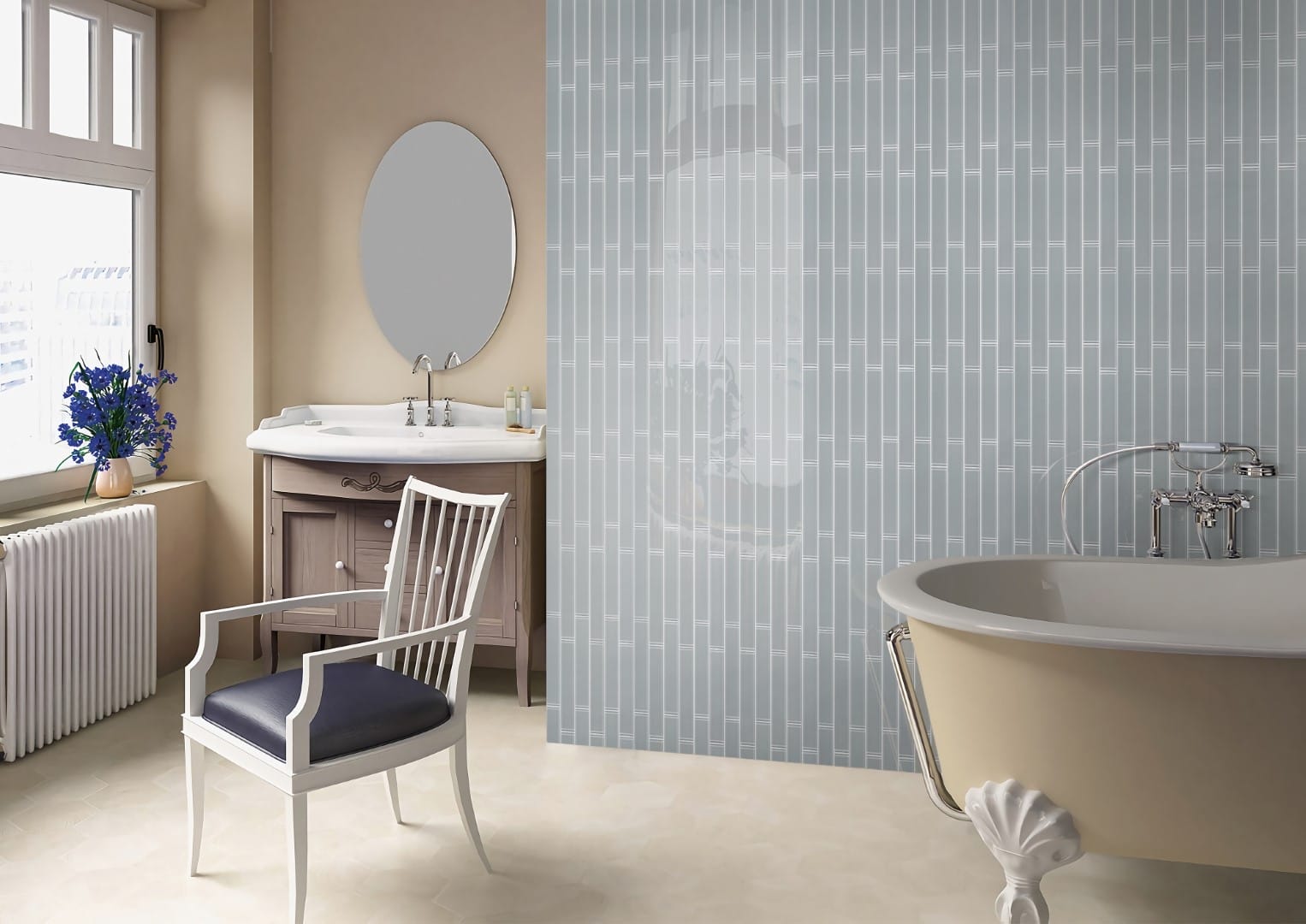 Glass Brick I Grey