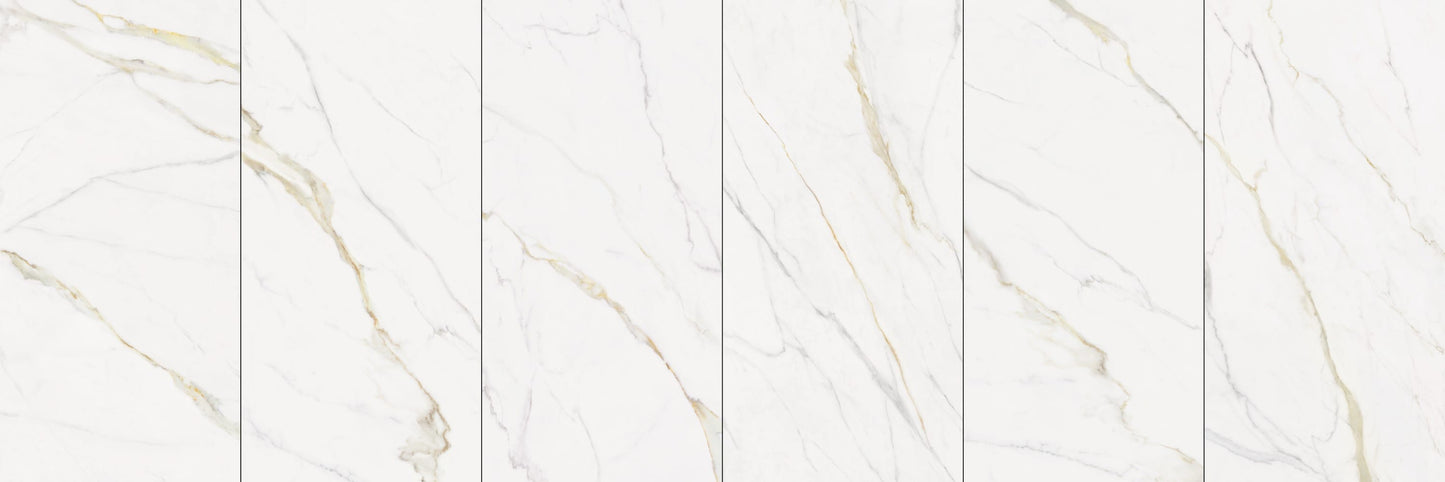 Calacatta Gold 24"x48" Glossy - $1.99/SQFT - 16 SQFT/Box