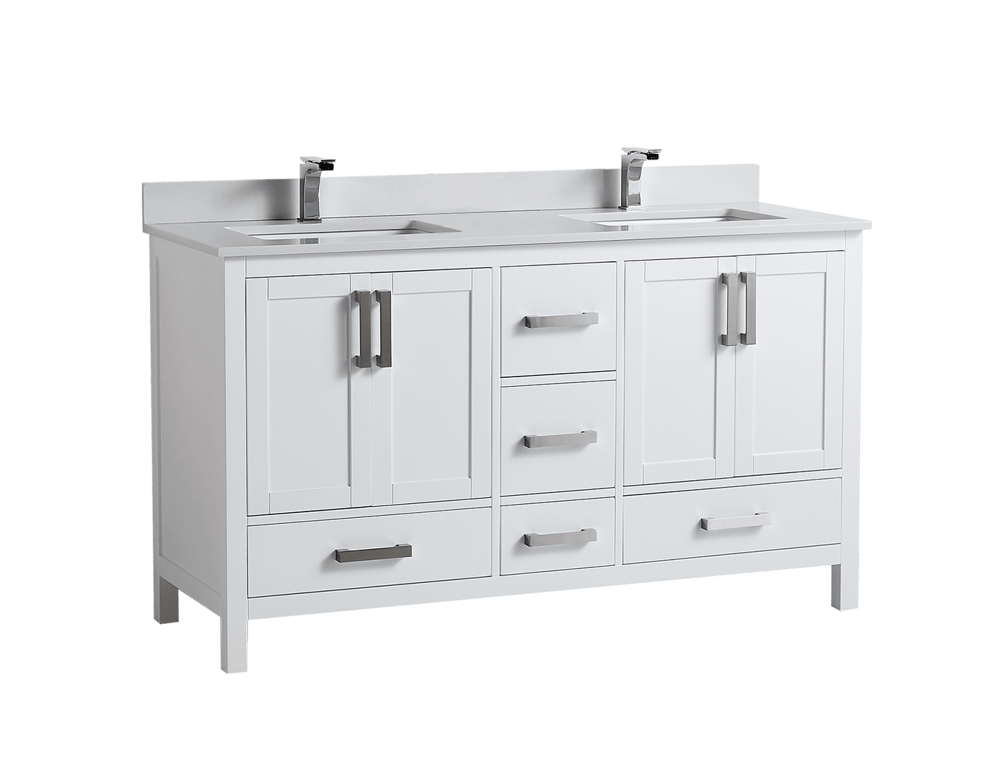 Capri Collection V1-60" Double Sink