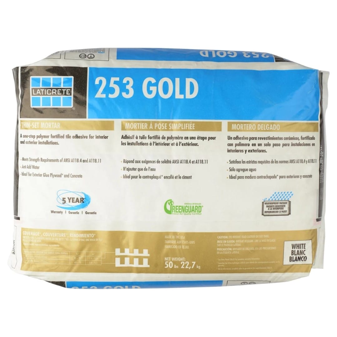 Laticrete 253 Gold Multipurpose Thinset in Grey - 50 lb. Bag