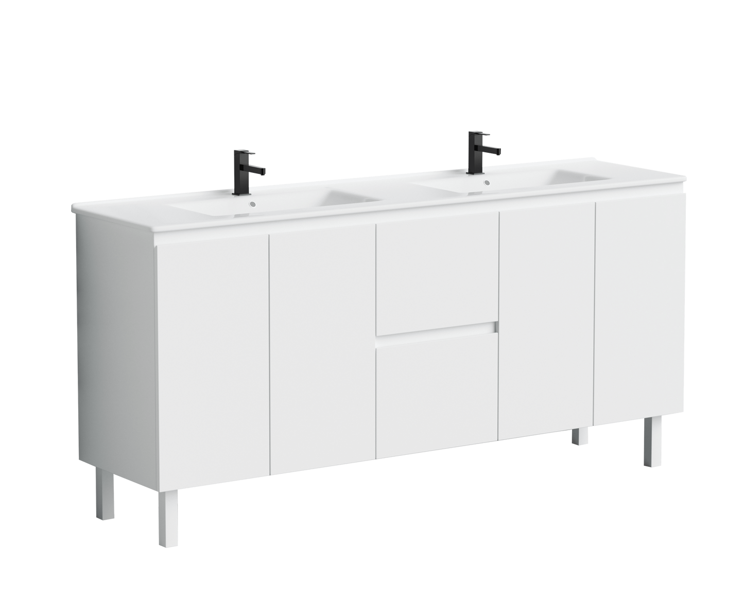 Madrid Collection V6-72" Double Sink