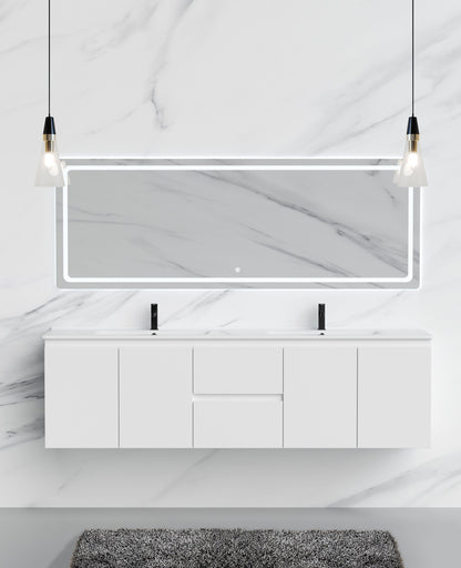 Madrid Collection W6-60" Double Sink