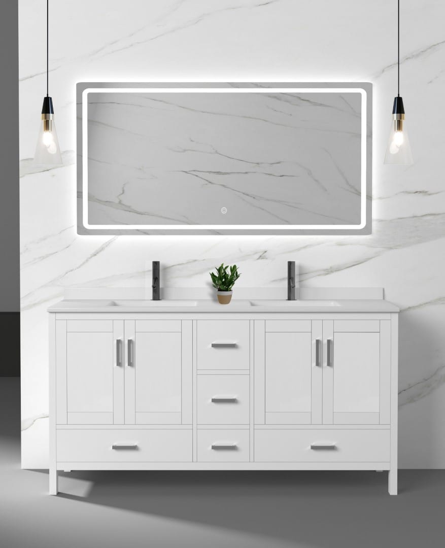 Roma Collection V1-72" Double Sink