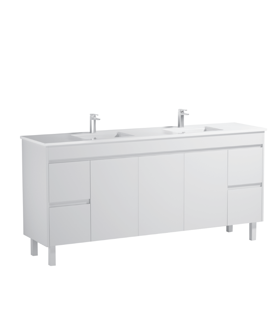 Madrid Collection V5-72" Double Sink