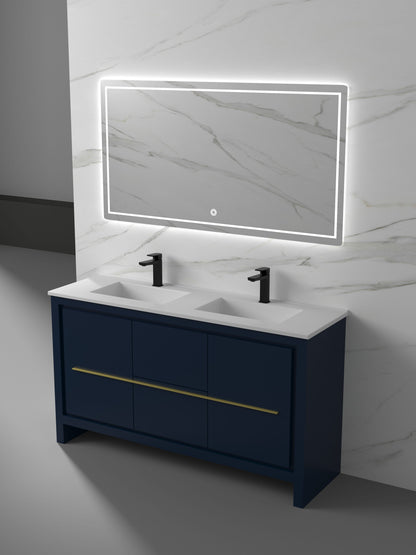 Palma Collection V7-60" Double Sink