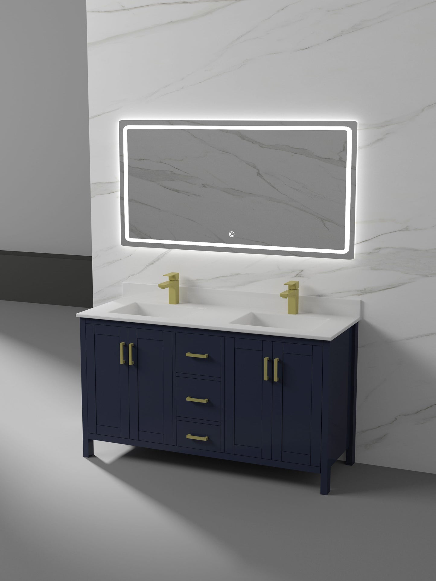 Valencia Collection V4-60" Double Sink